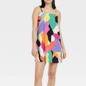 a new day Multicolor Abstract Mini Dress
